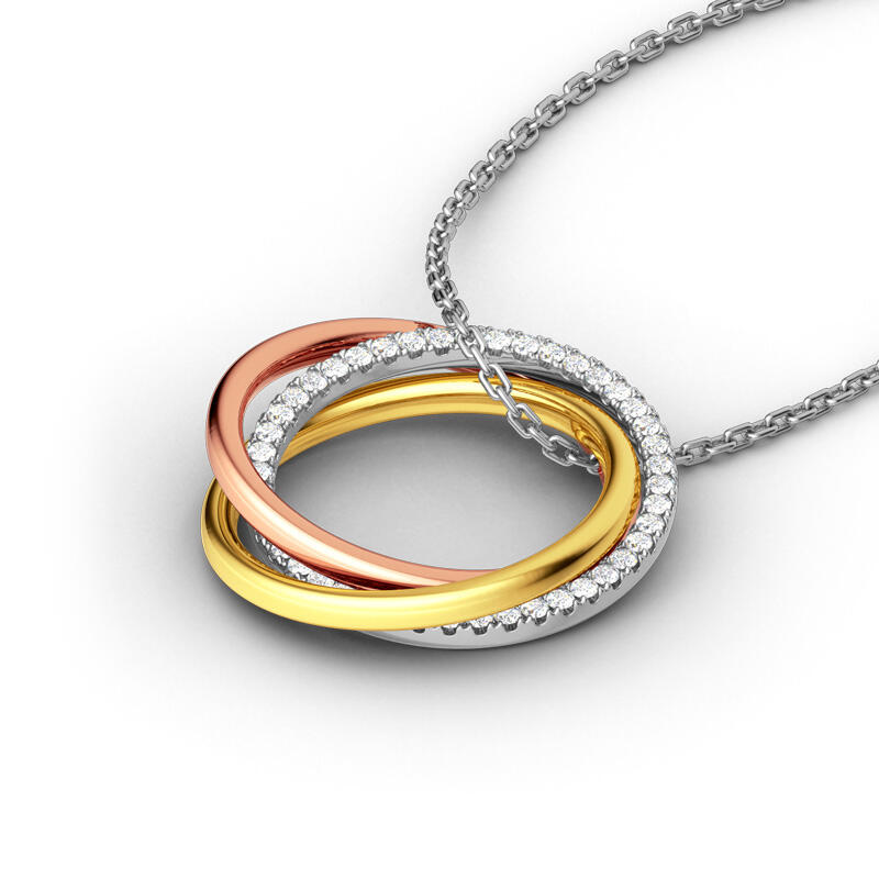 Jeulia Be Together Loops Necklace