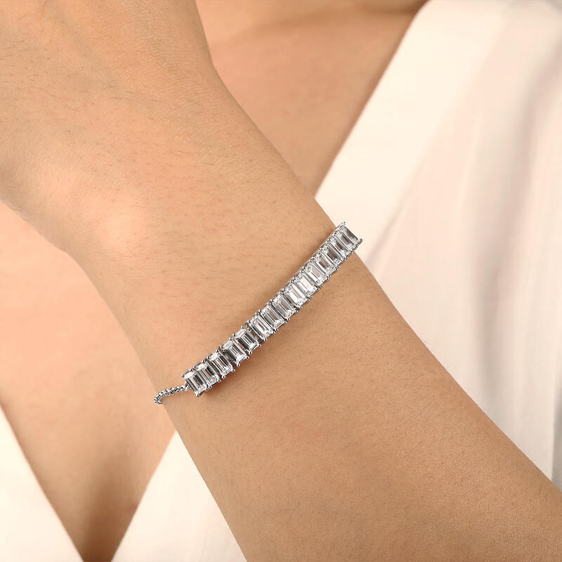 "To My Valentine" Half Tennis Bracelet