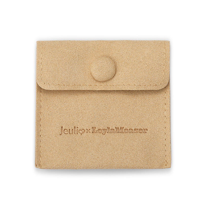 Jeulia x Leyla Solflare Iris Flower Pins and Jewelry Pouch Set