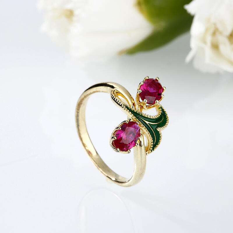 Jeulia Anillo Con Dos Tonos En Plata De Ley