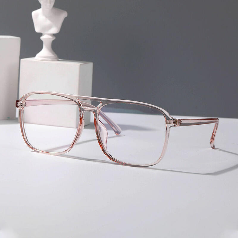 Horizon Aviator Transparent Brown Glasses