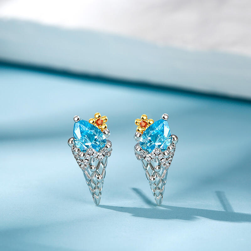 Jeulia "Take a Bite" Cultured Pearl Sterling Silver Jewelry Set