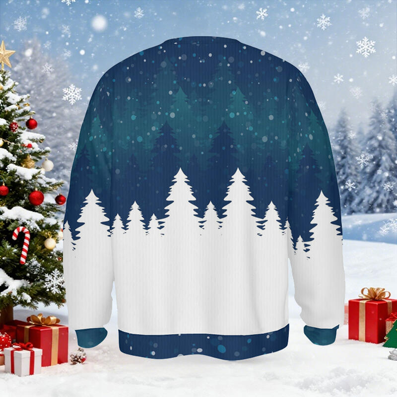 Maglione brutto personalizzato unisex con nome personalizzato dei bambini regalo di Natale caloroso per la sua famiglia