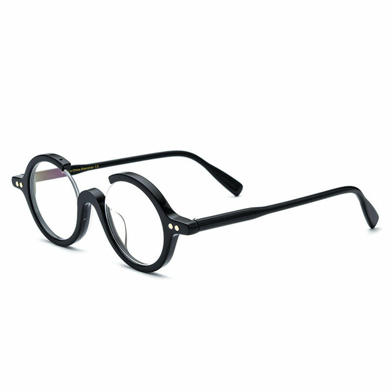Amelia Runde Schwarze Brille