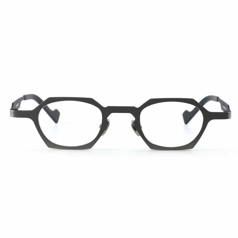 Saul Geometric Brown Glasses