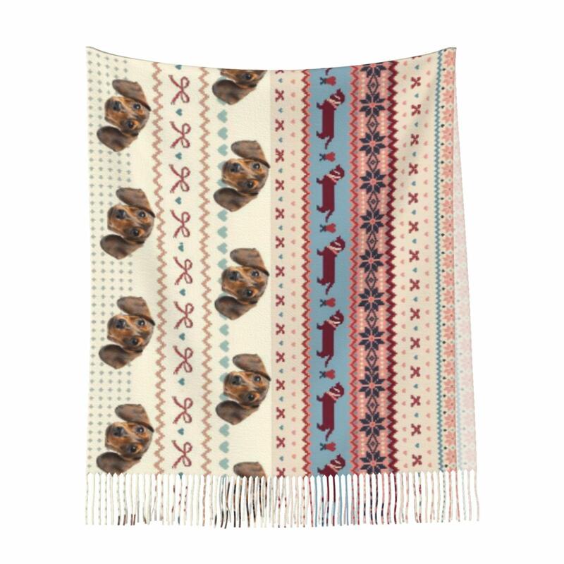 カスタマイズ 犬 猫 ペット 写真入れ 顔写真 スカーフ ストール 大判