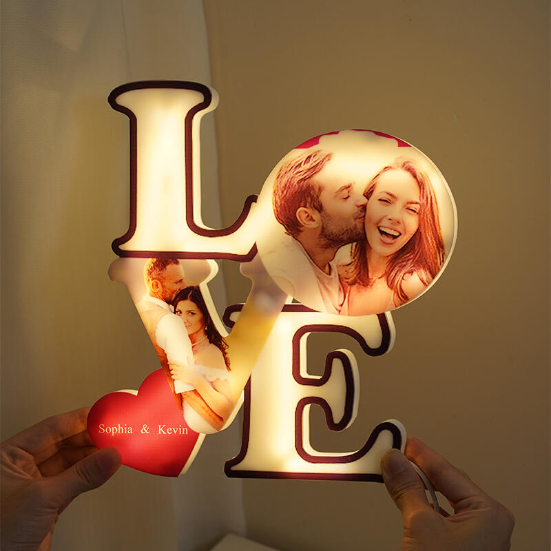 Luz de noche con imagen personalizada: un hermoso regalo para parejas que aman