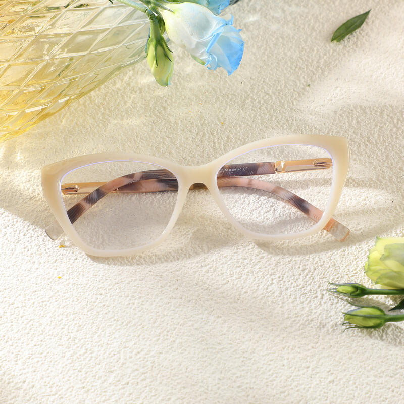 Colclough Cat Eye Beige Brille