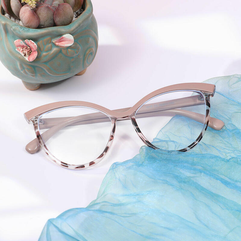 Occhiali da Vista Bing Cat Eye Grigio 