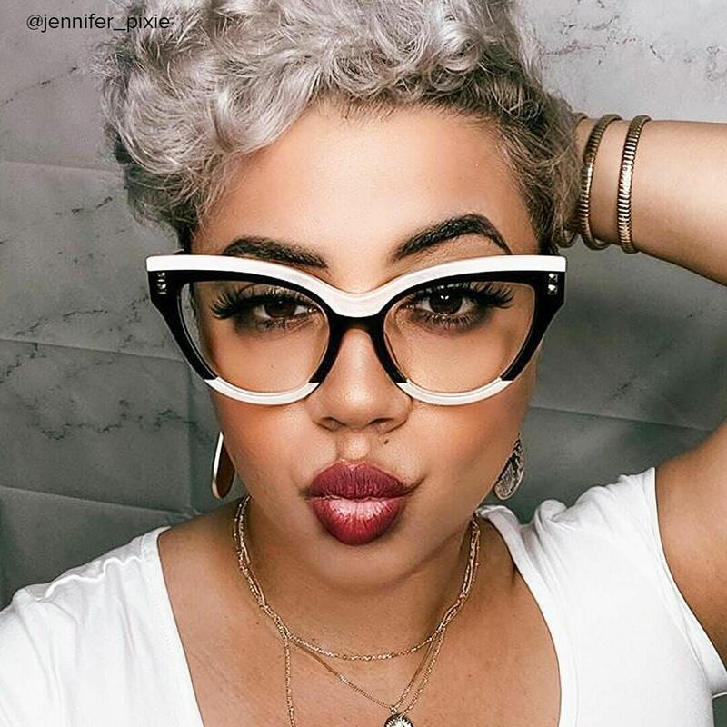 Bevis Cat Eye Black Glasses