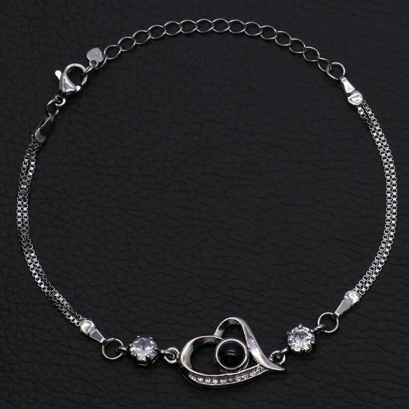 Personalized Photo Projection Bracelet-Take My Heart Away