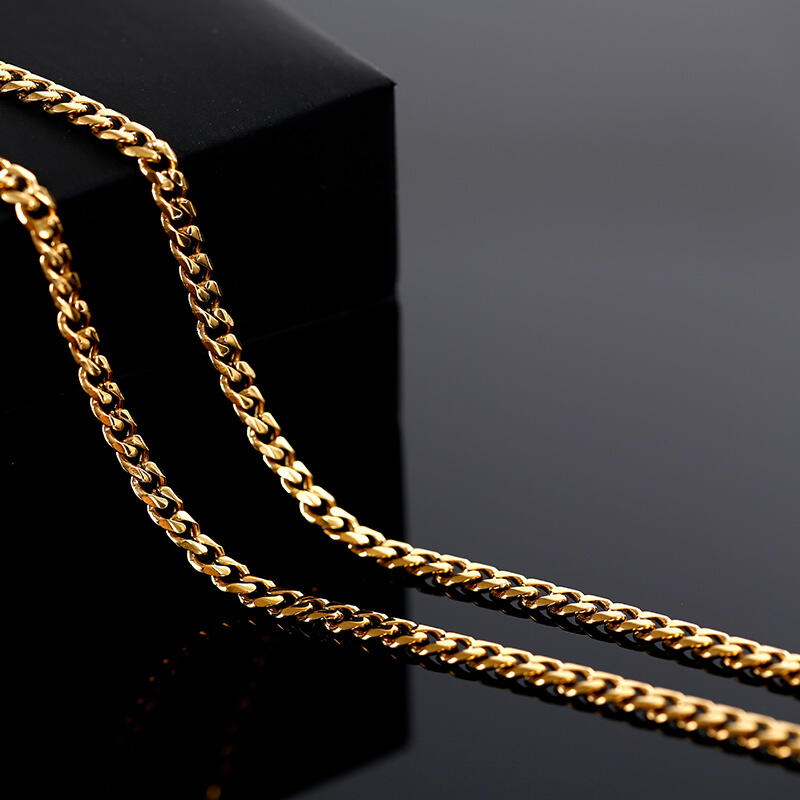 Jeulia Fashion Titanium Steel Men's Necklace