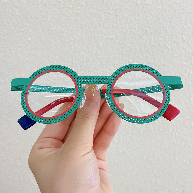 Lunettes de Vue Alsto Ronde Vert
