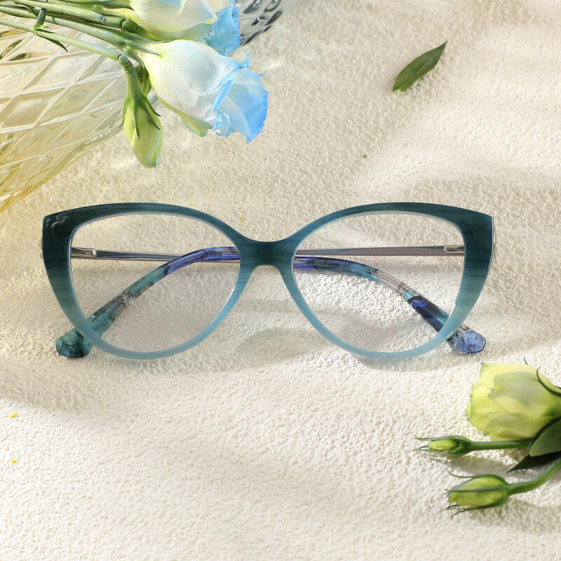 Jenny Cat Eye Blaue Brille