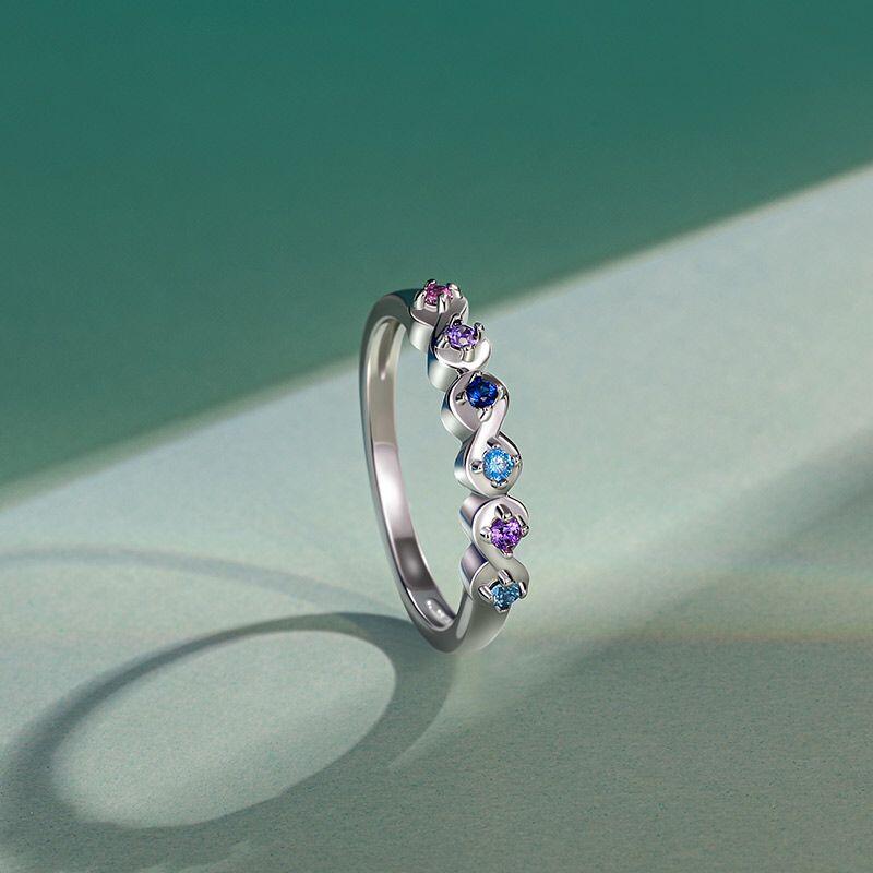Birthstone Infinity Band for Women