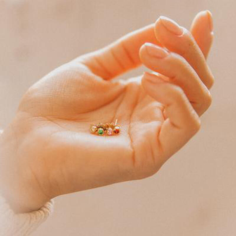 "Lucky Stone" Personalized Birthstone Earrings