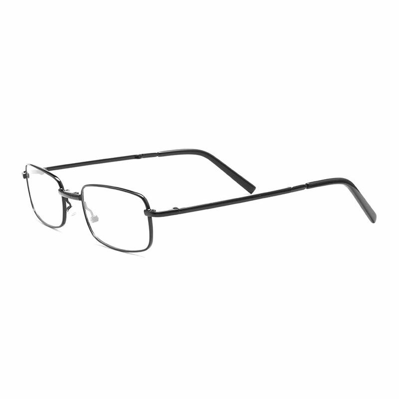 Kennan Rectangle Black Glasses