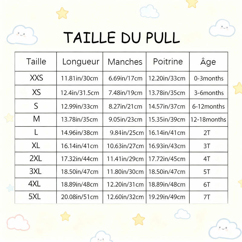 Pull personnalisé avec prénom brodé cadeau créatif pour enfants