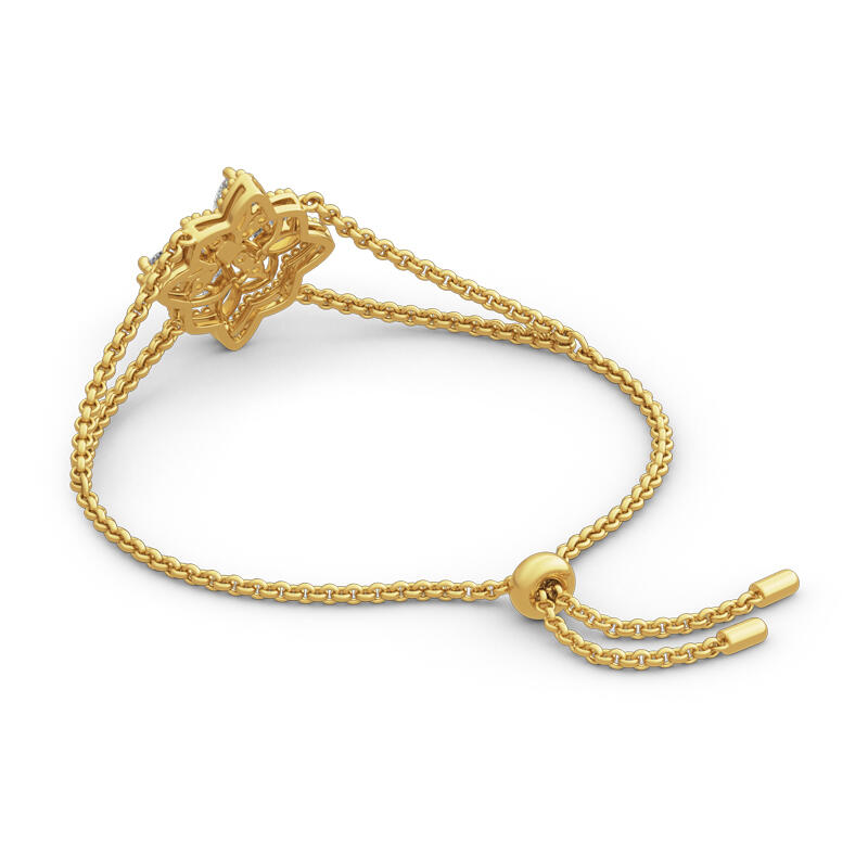 Jeulia Collar De Plata Esterlina De Floral Milgrain