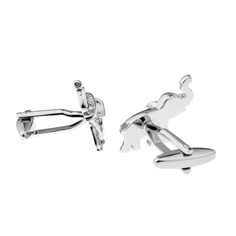 Jeulia Vintage de Elefante Gemelos de Cobre para Hombre
