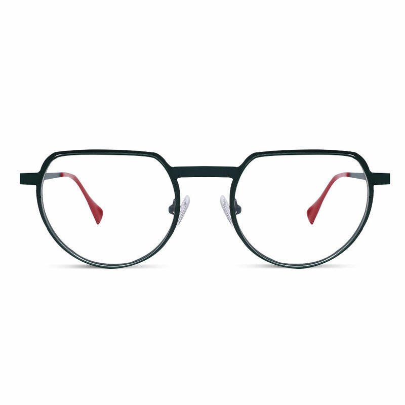 Occhiali da Vista Albec Ovale Verde 