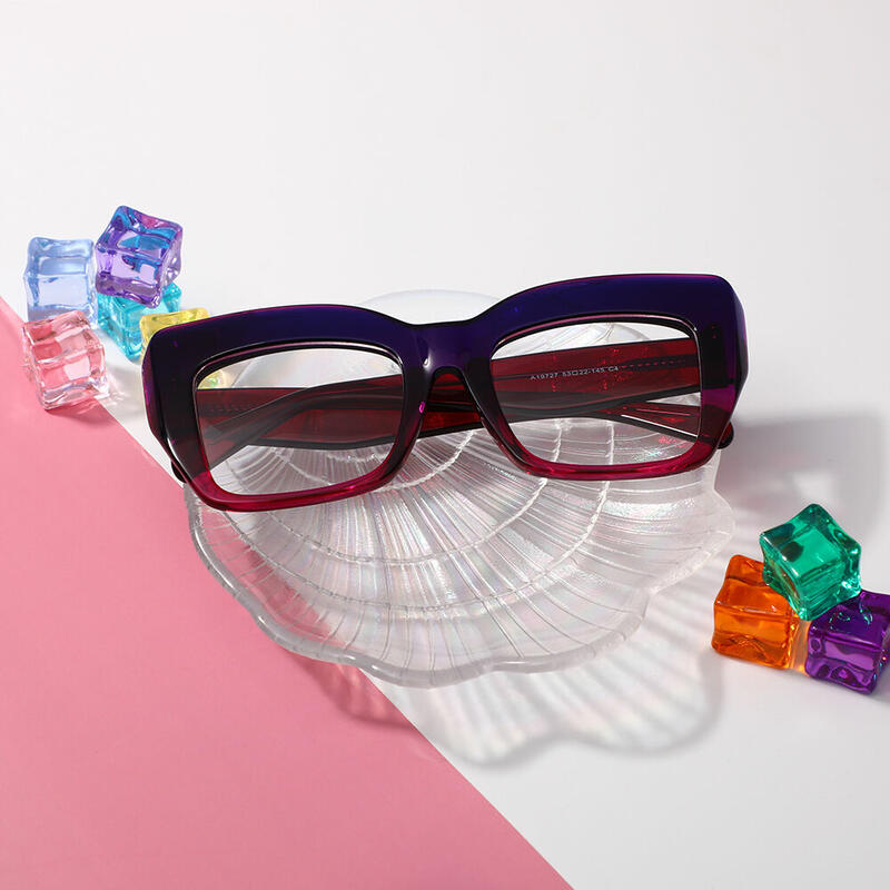 Hamilt Cat Eye Purple Glasses