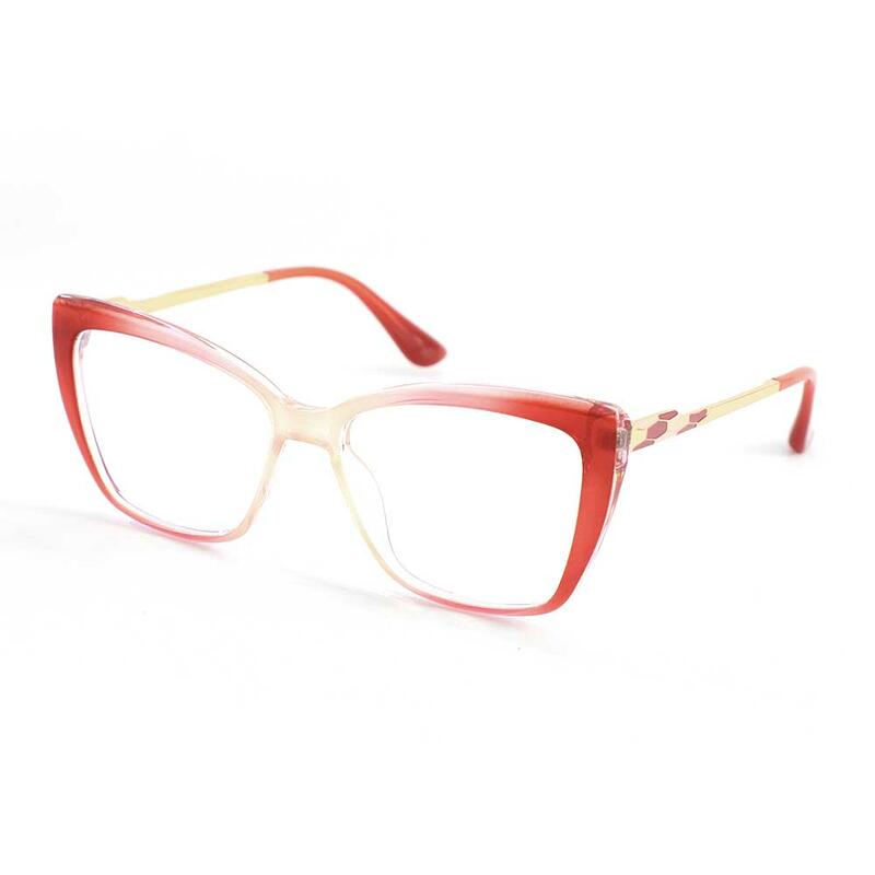 Occhiali da Vista Elizabeth Cat Eye Rosso 