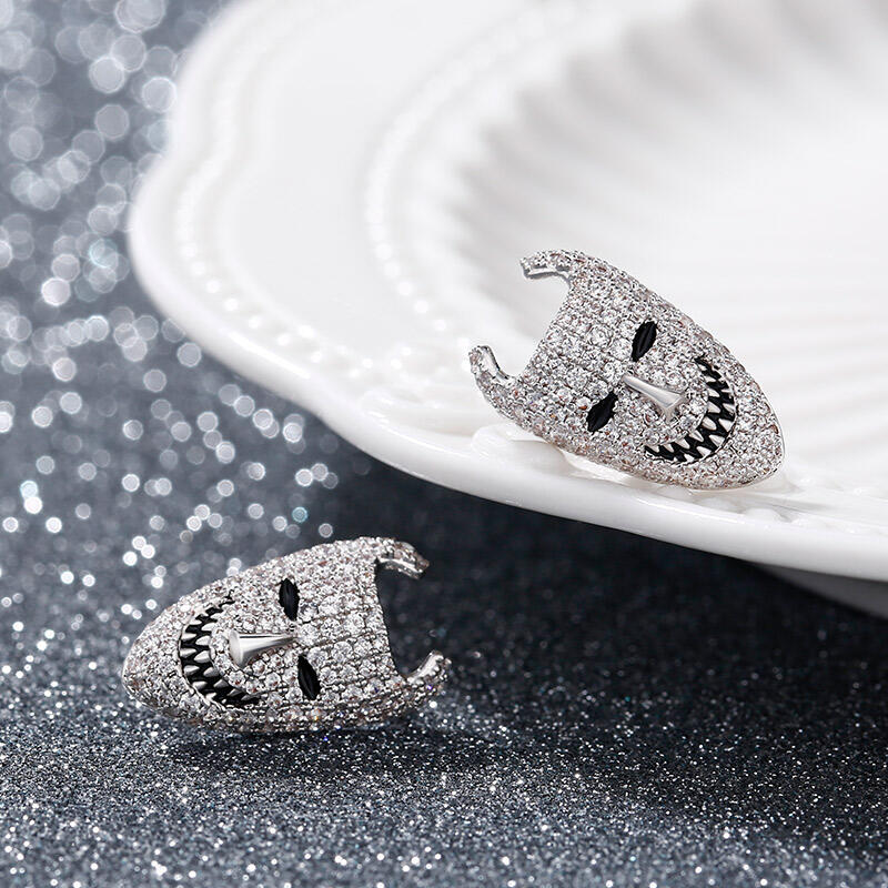 Jeulia Lock Inspired Sterling Silver Earrings