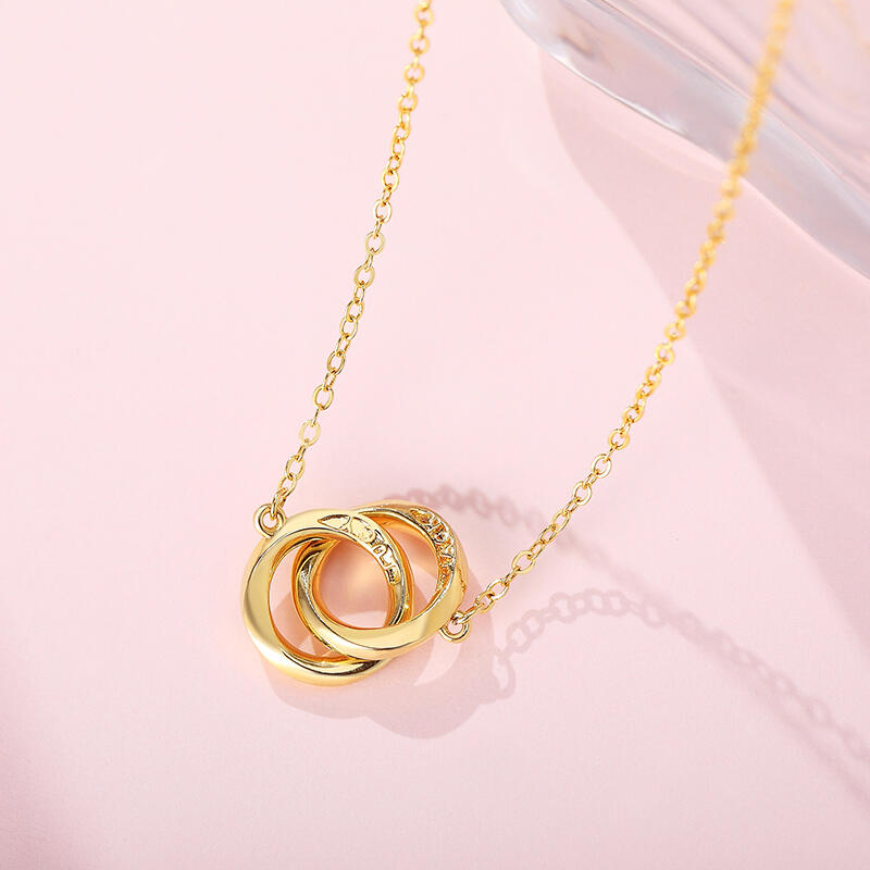 Jeulia "My Darling" Personalized Sterling Silver Necklace