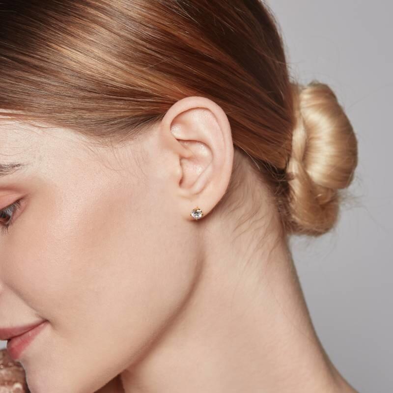 "Dreams Do Come True" 0.5ct Round Cut Stud Earrings