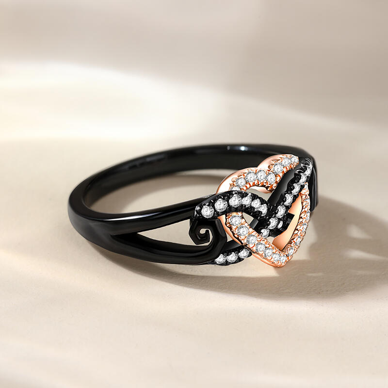 Jeulia Bague Amour sans fin Cœur Infini Argent Sterling