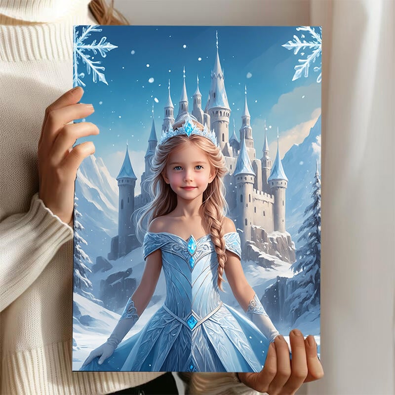 Personalized Princess Personalized Princess Portraits with Custom Face Swap Elegant Gift for ...