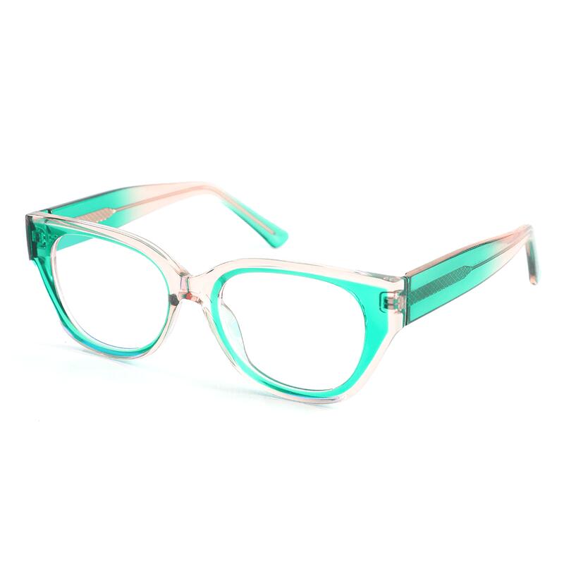 Daisy Cat Eye Grüne Brille