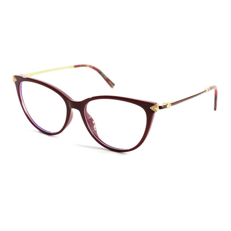 Lunettes de Vue Bray Cat Eye Marron 