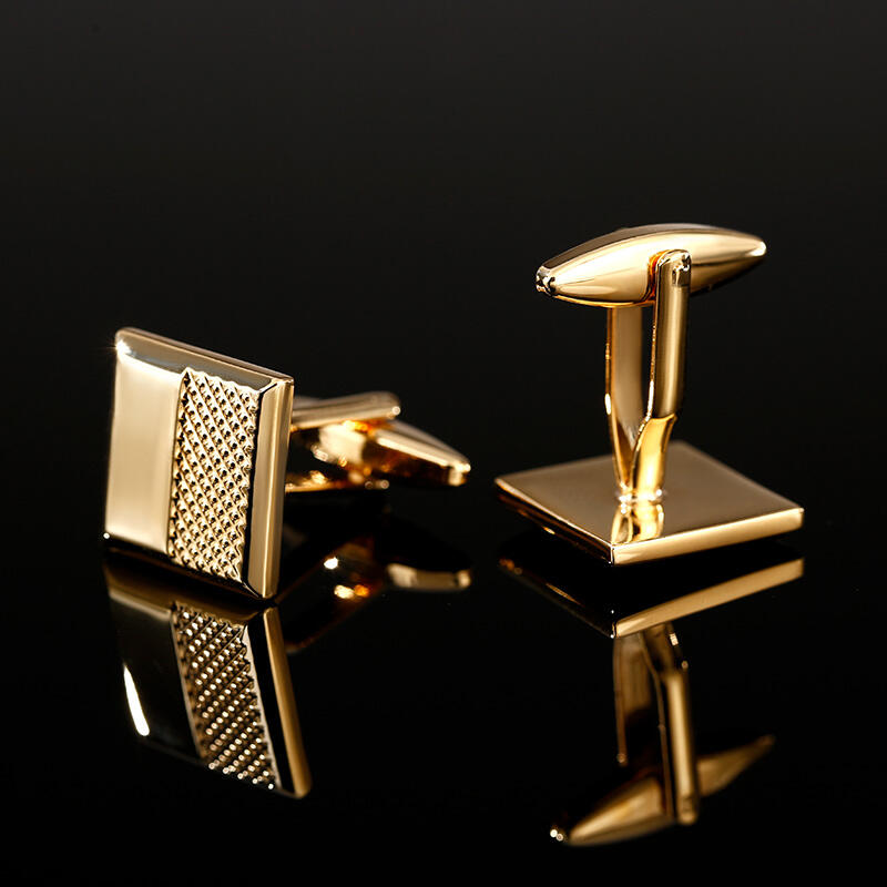 Jeulia シンプル メンズ 銅製 カフス