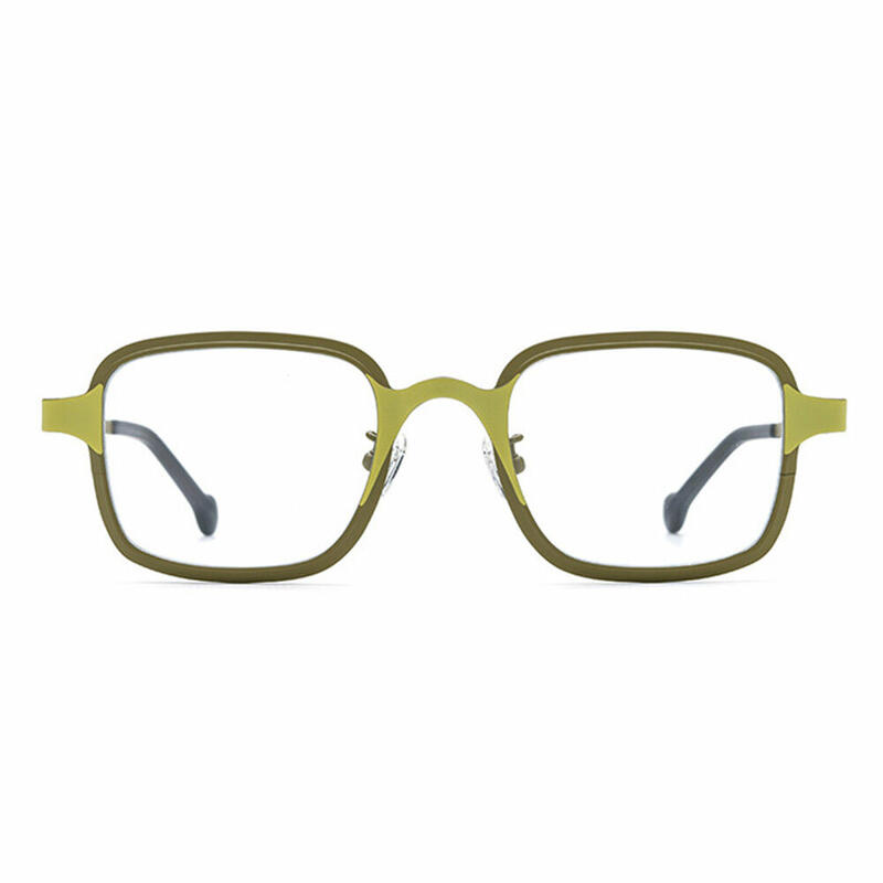 Occhiali da Vista Afra Quadrato Marrone 