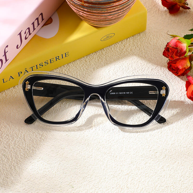 Occhiali da Vista Sally Cat Eye Nero 