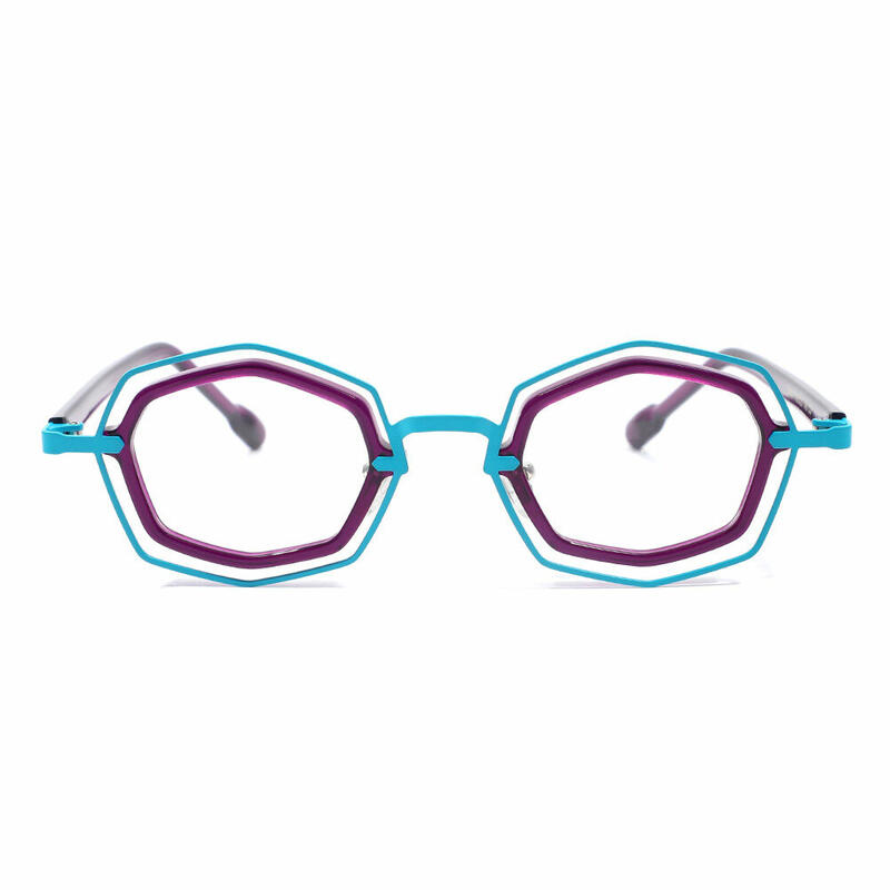 Rone Geometric Purple Glasses