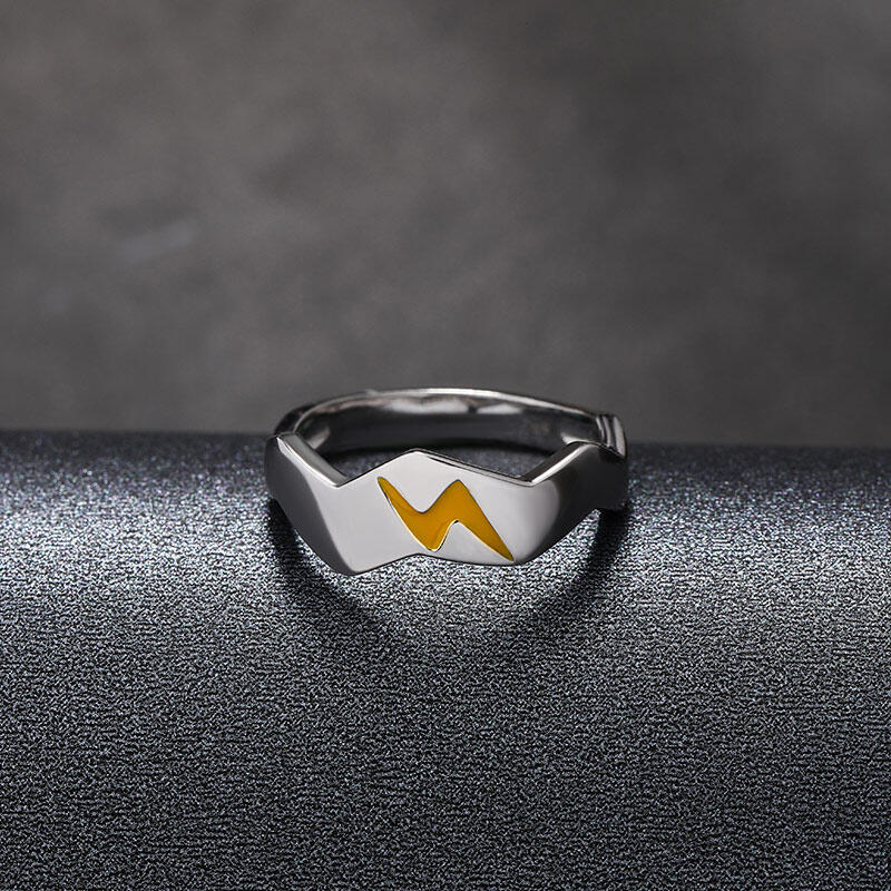 Jeulia " Wybieram Ciebie" Błyskawica Design Srebrna Opaska