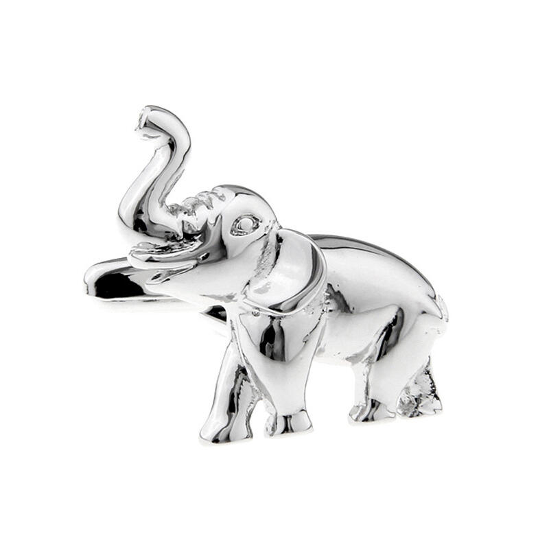 Jeulia Vintage de Elefante Gemelos de Cobre para Hombre