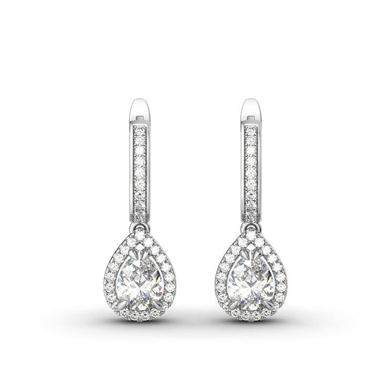 Jeulia Understated Luxury Drop Earrings