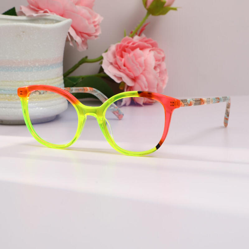 Occhiali da Vista Chanty Cat Eye Giallo 