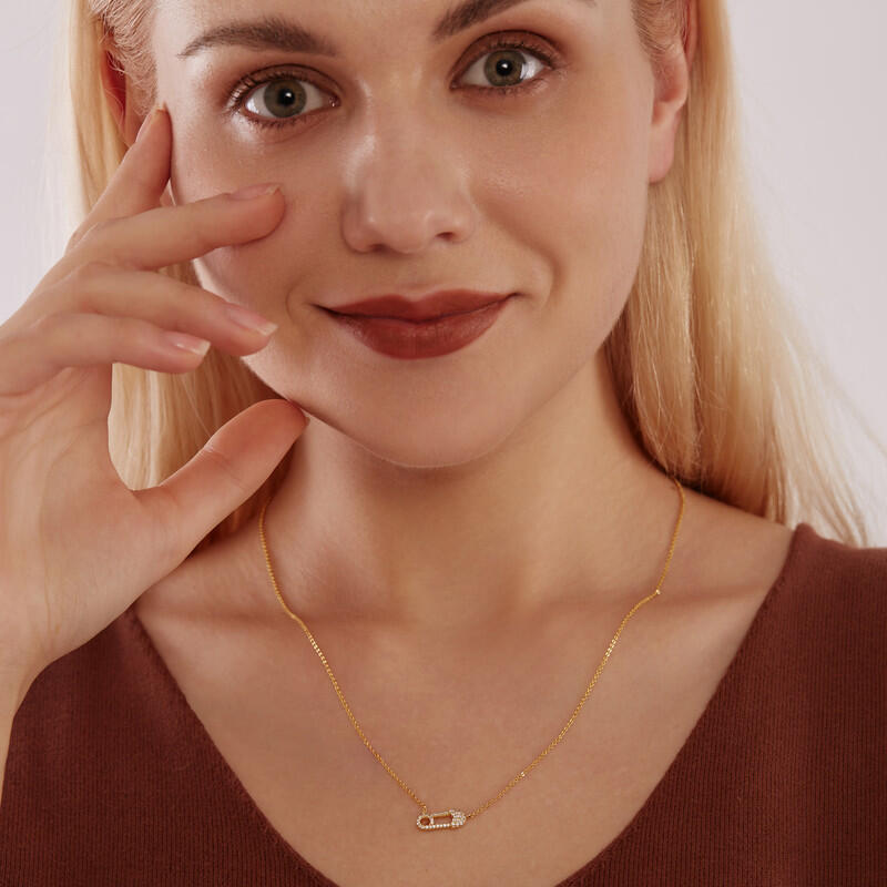 "Yearning life" Round Cut Necklace