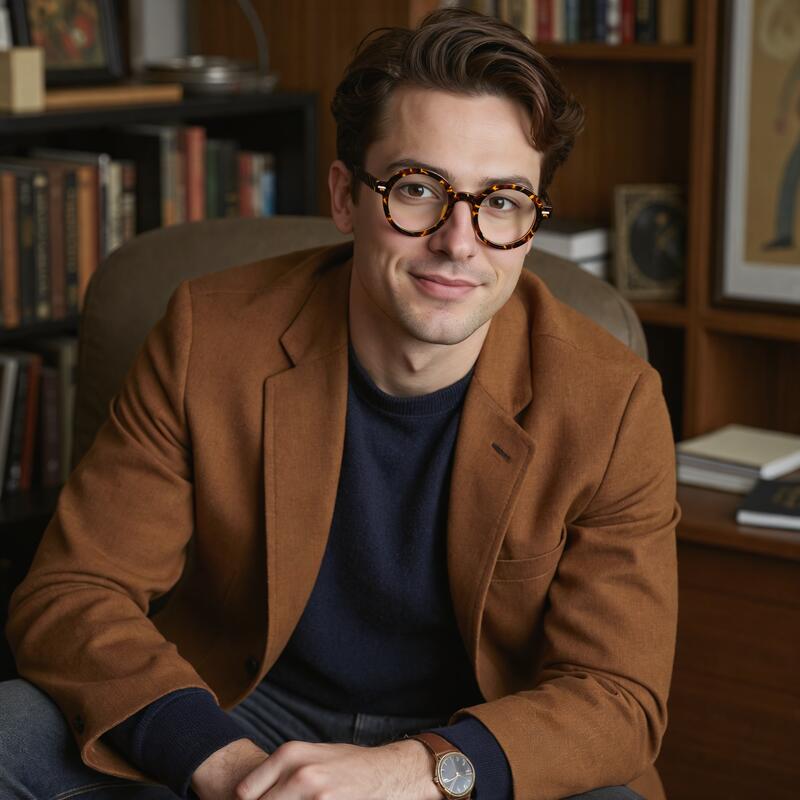 Dwight Runde Schildkröte Brille