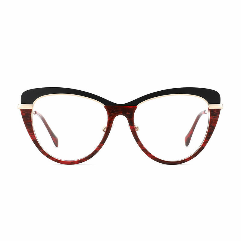 Catwoman Cat Eye Tortoise Glasses