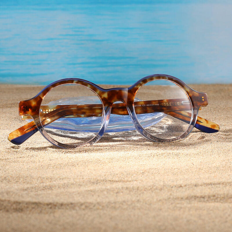 Shauna Round Grey Glasses