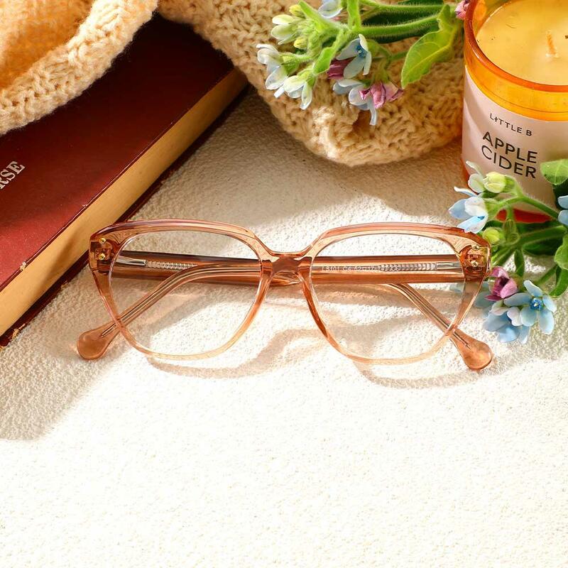 Occhiali da Vista Commons Cat Eye Champagne 