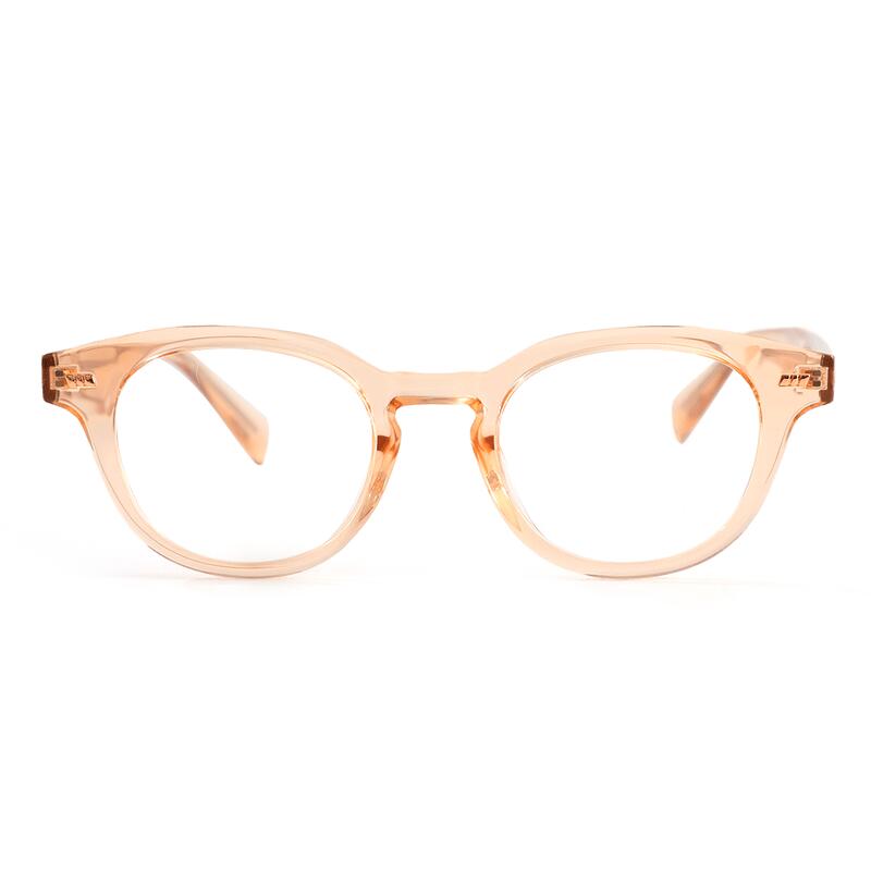 Daisy Runde Champagne Brille