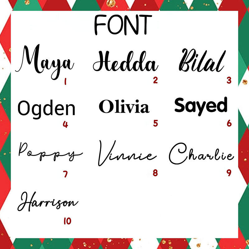 Personalisierte Weihnachtsgeschenktüte mit Namen und niedlichen Accessoires Wunderschönes Geschenk für die Freundin