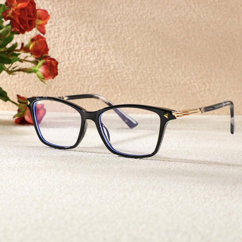 Occhiali da Vista Elizabeth Rettangolare Nero 